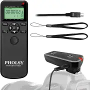 PHOLSY Timer Remote for Nikon Remote Shutter Release N10 Wireless Remote Control
