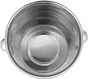 Thickened Double-Eared Ice Bucket Parties Ice Cube Large with Bucket Silver Led Chiller Barrel Party Wine Holder Wine Bottle Holder Beer Barrel Bar Supply Silver Stainless Steel