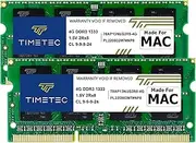 Timetec 8GB KIT(2x4GB) Compatible for Apple DDR3 1333MHz PC3-10600 CL9 for Mac Book Pro (Early/Late 2011 13/15/17 inch), iMac (Mid 2010, Mid/Late 2011 21.5/27 inch), Mac Mini(Mid 2011) MAC RAM Upgrade