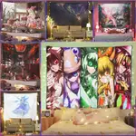 TOUHOU 2 牆壁帆布畫,臥室裝飾、裝飾用織物地毯 - 按需印刷。