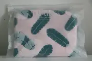 BRAND NEW Coco & Eve Deluxe Soft Microfibre Hair Towel Wrap - Leaf Print - OS