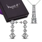 Boxed Monacco Set Embellished with SWAROVSKI® Crystals