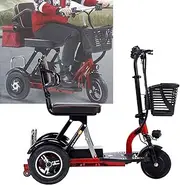 Mobility Scooter Electric, Foldable Lightweight 3-Wheel Mobility Scooter Mobility Scooters Adults with Seat for Adults Elderly Travel Friendly - Ultra Lightweight