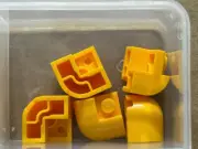 LEGO Parts - Bright Light Orange, Curved 2 x 2 x 1 1/3 Corner - No 67810 - QTY 5