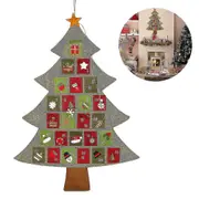 Fabric Advent Calendar Christmas Tree Advent Calendar Pockets Christmas Calendar Merry Christmas Tree Advent Calendar