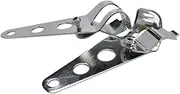 SEWOART 1 Pair Motorcycle Headlight Brackets Fork Tube Mounting Ears Durable Black Motorbike Accessories for Easy Installation and Strong Support