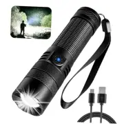 Rechargeable Flashlights High Lumens - 1200LM Small Powerful Tactical