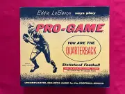 1970 Eddie LeBaron Pro-Game Statistical Football game / Pristine / Redskins