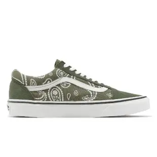 【VANS】休閒鞋 Old Skool 男鞋 女鞋 綠 白 麂皮 帆布 Paisley 變形蟲(VN0A5KRFB0F)