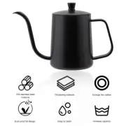 350ml 600ml Stainless Hand Drip Coffee Pot/Pour Over Gooseneck Coffee Tea Kettle