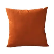 Cotton Canvas Cushion Cover Pillow Case - Orange