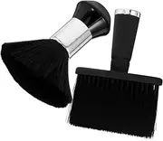 2Pcs Neck Duster Brush for Barbers Ergonomic Hairdressing Brush with Soft Bristles for Hair Care Essential Salon Tool for Shaving and Hair Maintenance
