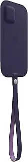Apple Leather Sleeve with MagSafe (for iPhone 12 | 12 Pro) - Deep Violet