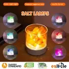Himalayan Salt Lamp Crystal Night Light Loniser Natural Colour Changing USB