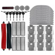 For S8 MaxV Ultra Robot Vacuum Accessories Main Side Brushes Mop Cloths HEPA Filters Spare Parts As Shown