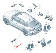 AUDI E-TRON GEN Rear Right Antenna Amplifier 4K4035225E NEW GENUINE