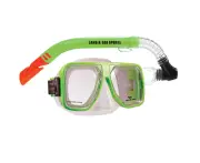 Bermuda Silicone Mask & Snorkel Set (Green)