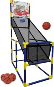 Kids Basketball Hoop Arcade Game, with 4 Balls Mini Indoor Toy Basketball Hoop