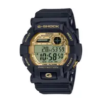 在飛比找PChome24h購物優惠-【CASIO G-SHOCK】經典黑金配色休閒電子腕錶-消光