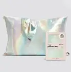 NEW! Kitsch SATIN PILLOWCASE in “Aura” Standard 26x19” 600 Thread Ct. Hidden Zip