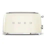 Smeg Retro Style 4 Slice Toaster Extra Wide - Cream