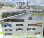BACHMANN N SCALE EMPIRE BUILDER COMPLETE READY TO RUN ELECTRIC TRAIN SET