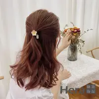 在飛比找momo購物網優惠-【HERA 赫拉】小清晰夏季花朵金屬髮圈 HRA14(髮飾 