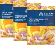 PET-EVER PureFeast Dog Freeze-Dried Dog Food (Duck Recipe - 2.1 Ounce)
