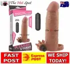 Vibrator Penis Sleeve 2 inch Extension Cock Ring Premature Ejaculation Extender