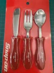 Genuine Snap-On Tools Spoon Fork Knife Cutlery Set SI3PR Snap On Collectable