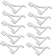 Operitacx Fridge Shelf Bracket 10pcs Refrigerator Shelf Clips Rv Refrigerator Mounting Storage Bracket