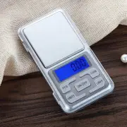 ANYGLEAM Silver Mini Electronic Jewelry Scale 500G Accurate Measure Digital Display