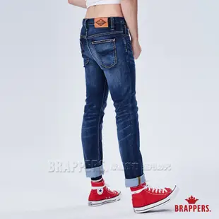 BRAPPERS 男款 HM-中腰系列-彈性直筒褲-藍