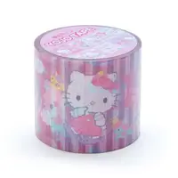 在飛比找PChome24h購物優惠-小禮堂 Hello Kitty 日製 寬版透明膠帶 防水膠帶