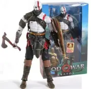 NECA PS Video Game Character God of War Kratos With Axe - 7" Action Figure Toy