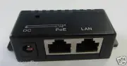 10pcsxPoE Splitter, PoE Injector, 2port RJ45, 1port DC( 5.5mm*2.1mm input)