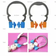 2 PCS Dental Titanium Alloy Ring Matrix System Clamp Small Medium
