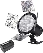 YONGNUO YN-216 LED Studio Video Light 5500K For Canon Nikon Sony Camcorder DSLR with NAMVO NP-F770 Battery and Battery Charger