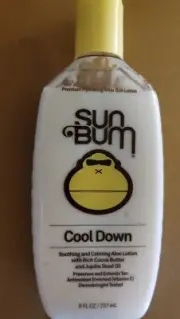 Sun Bum Cool Down Soothing And Calming Aloe Lotion With Rich Cocoa Butter 8 oz