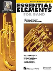 Essential Elements for Band Avec Eei Vol. 1 French Edition (Book/Online Audio): Vol. 1 - Baryton/Euphonium (Treble Clef)