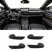 Interior Door Handle Shell Trim Cover Molded For Jeep Avenger 2023+ Carbon Fiber