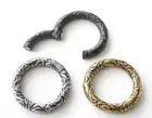 6mm 2g Magnetic Hinged Ring Hoop Big Gauge Ear Weight Stretcher Hangers Piercing