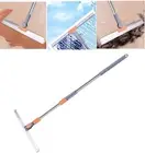 Adjustable Floor Squeegee - 35CM Rubber Squeegee with 117Cm Handle for Water ...