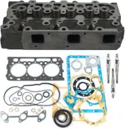 Cylinder Head Valves Gaskets Glow Plugs for Kubota RTV900W