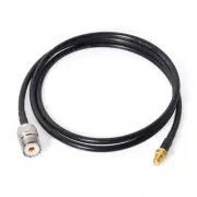 Ham Radio Antenna Adapter Coax Cable SMA Female to UHF SO239 Female RG58 RF 90cm