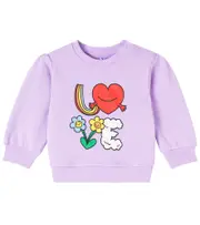 [Stella McCartney Kids] Stella McCartney Kids Baby printed cotton sweatshirt M 24 purple