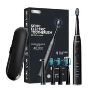 Seago Sonic Electric Toothbrush Choice Dental Care Deep Clean Teeth 360 Days Standby 5 Modes 2 Mins Timer Portable for TravelToothbrushes 575Hei