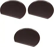 Set of 3 [A] 5.5 inch Half Moon Dish, Reservoir [6.5 x 5.4 x 0.34 x 0.3 inches (16.5 x 13.7 x 0.9 cm)] | Resin Dish, ABS Resin, Setomonohonpo