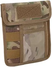 [LIFKOME] 1Pc Multi Function Camouflage Card Storage Bag Stylish Credential Pouch for Outdoor Activities Lightweight Durable Design for Hiking Camping and Workouts