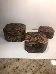 Three Wood Nesting Boxes
